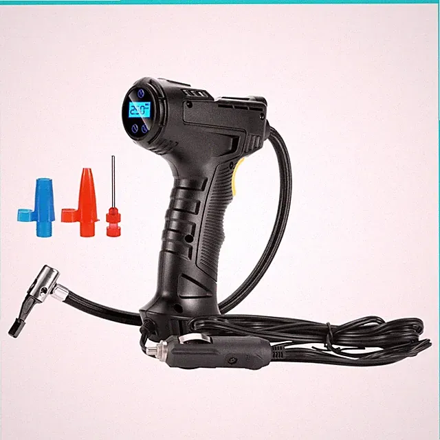 150PSI Portable Air Compressor for Car Tires – Digital Tire Inflator with LED...