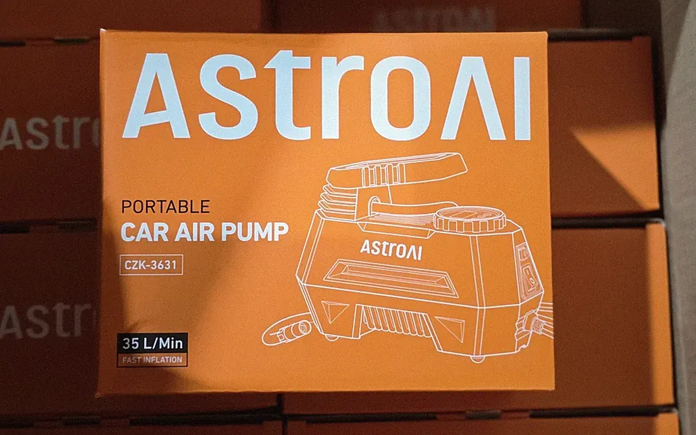 AstroAI - Portable Car Air Pump - 35L/Min Fast Inflation - CZK-3631