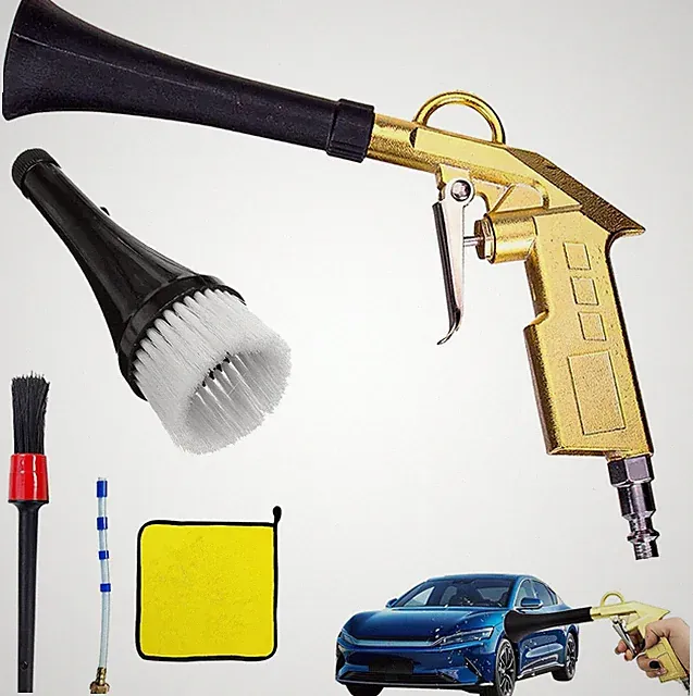 QZQUFJ Air Compressor for Car Detailing Detailing Tool, High Pressure Air Gun Dr